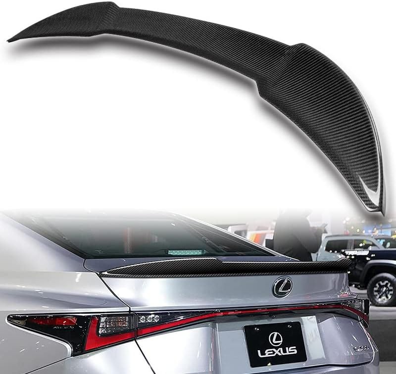 For 2021-2025 Lexus IS300 IS350 IS500 F-SPORT Real Carbon Fiber Spoiler Wing Lip