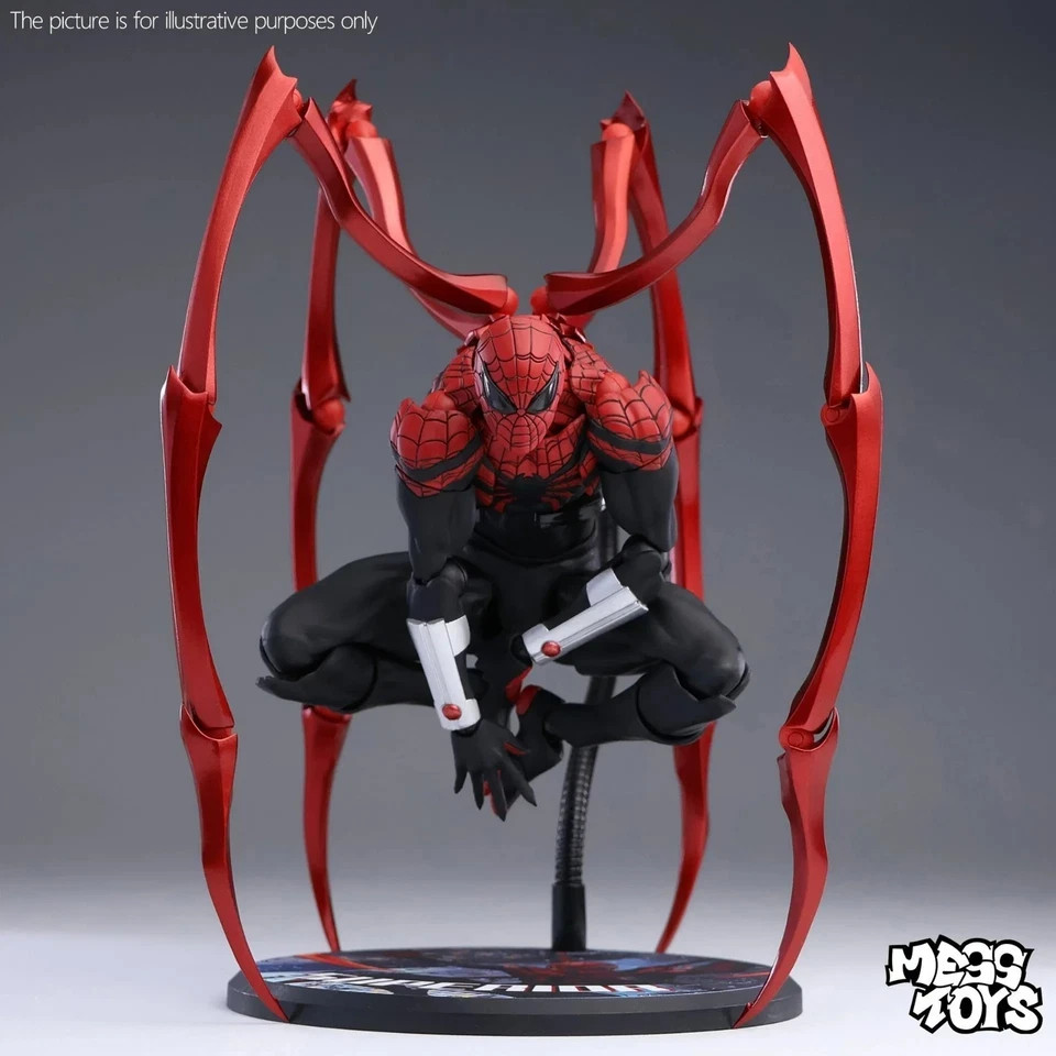 Superior Spider-Man Miles Morales Action Figure Articulated Collectible Toy Superior Spider-Man Miles Morales Action Figure Articulated Collectible Toy