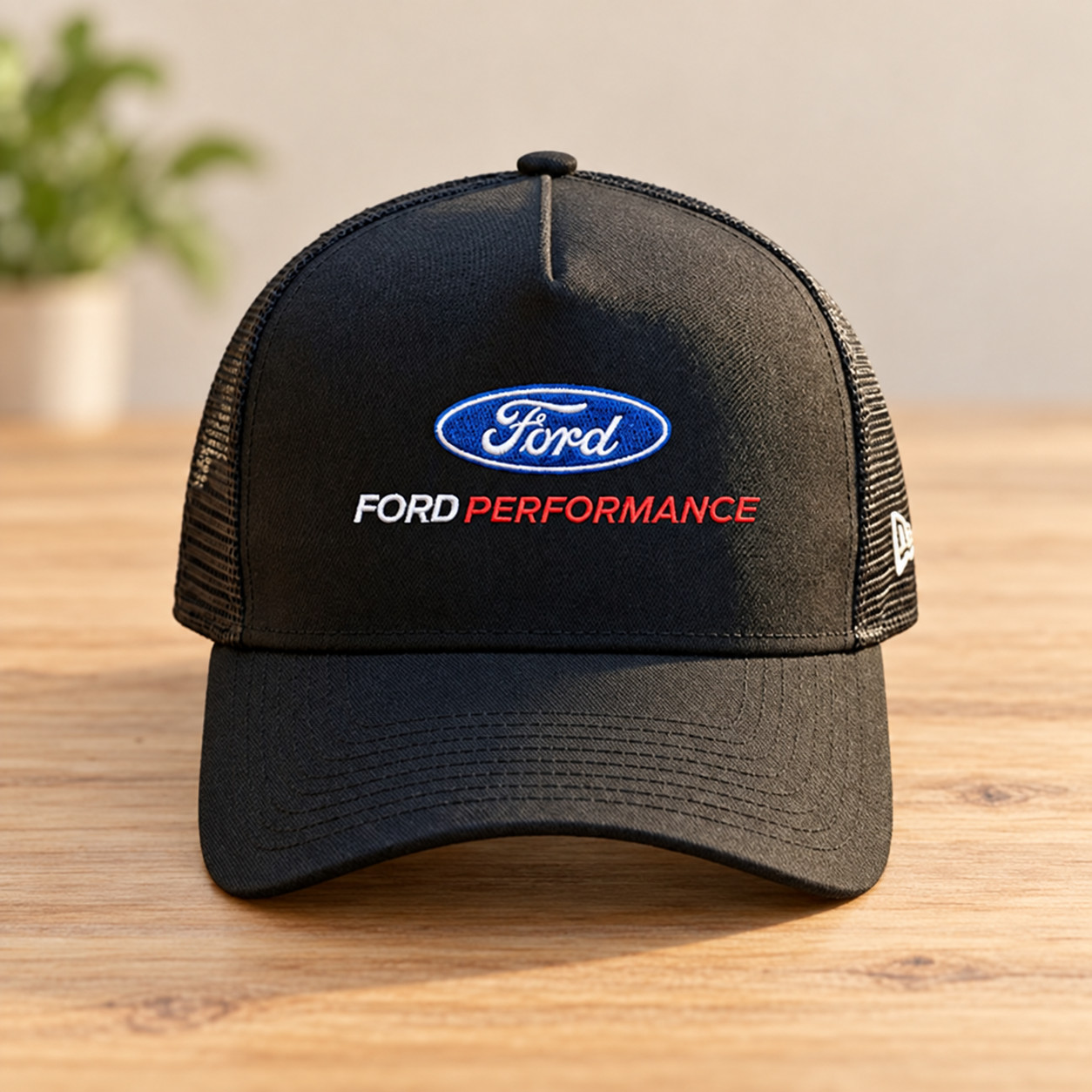 Ford Performance Embroidered Trucker Cap Adjustable Mesh Snapback Hat