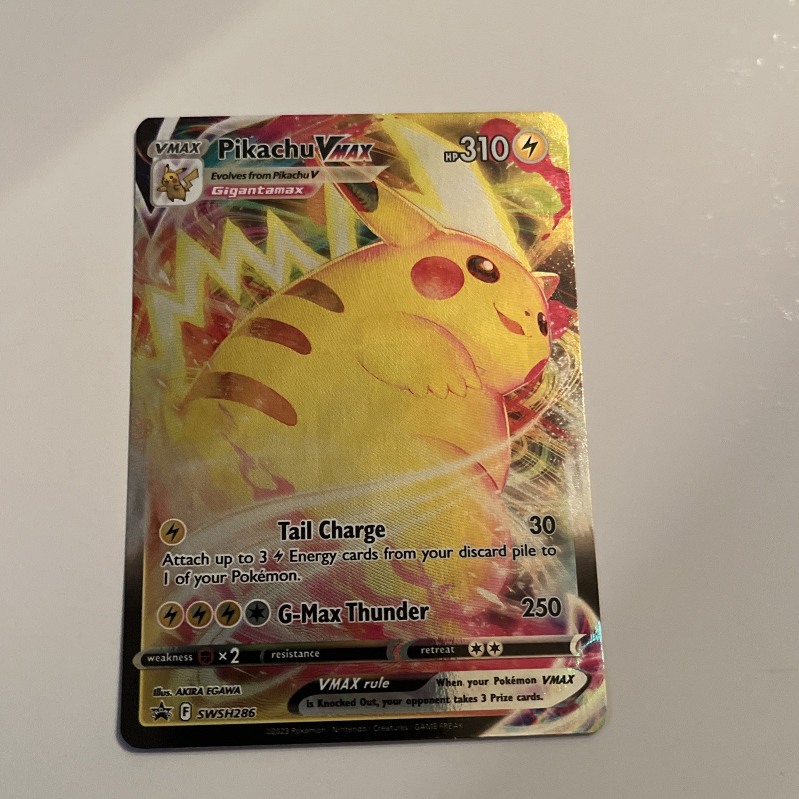 Pikachu VMAX SWSH286 Holo Promo Sword & Shield Promo Full Art Holo Pokemon LP