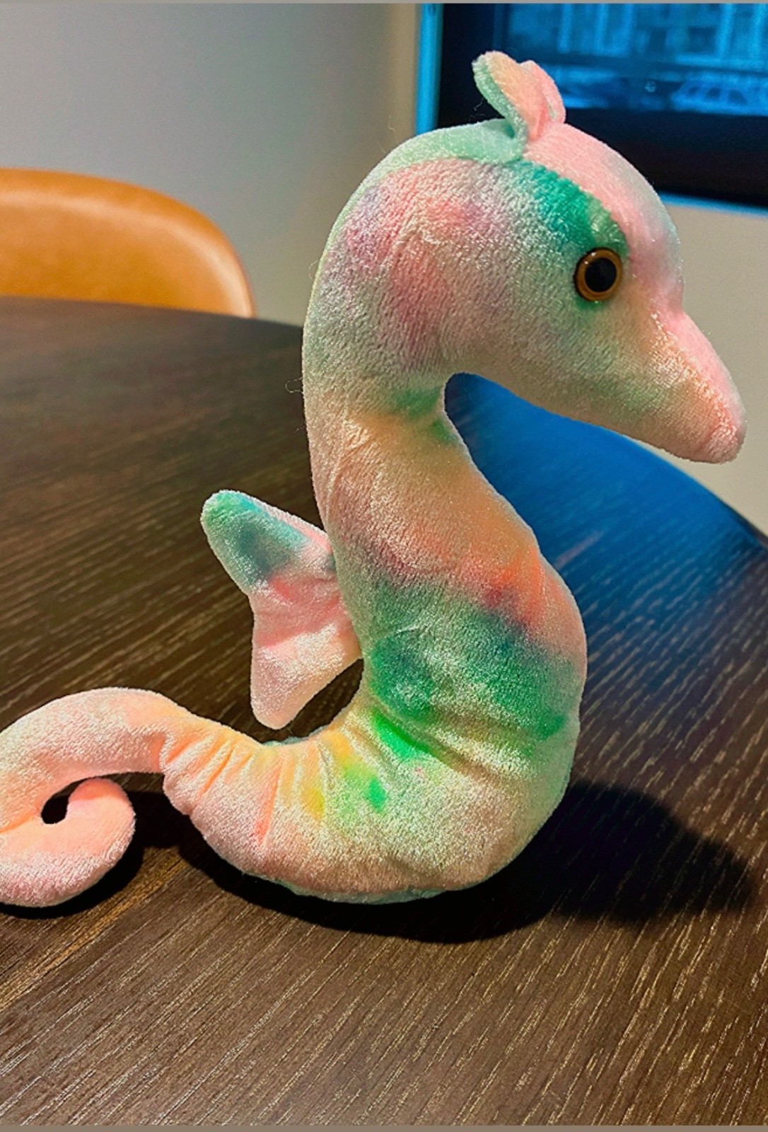 RARE Ty Beanie Baby Neon the Seahorse DOB April 1, 1999 MWMT RARE Ty Beanie Baby Neon the Seahorse DOB April 1, 1999 MWMT
