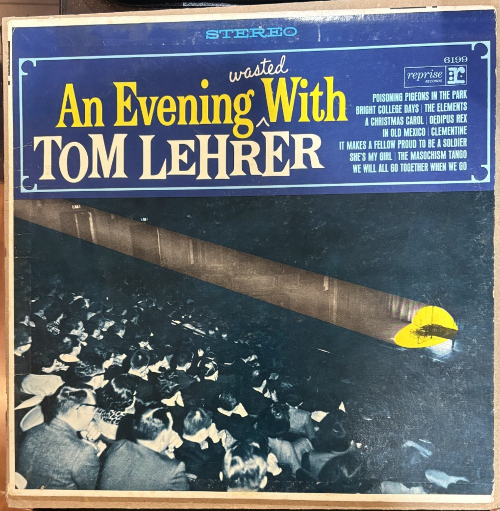Tom Lehrer An Evening wasted with Tom Lehrer Record Album Vinyl LP Tom Lehrer An Evening wasted with Tom Lehrer Record Album Vinyl LP