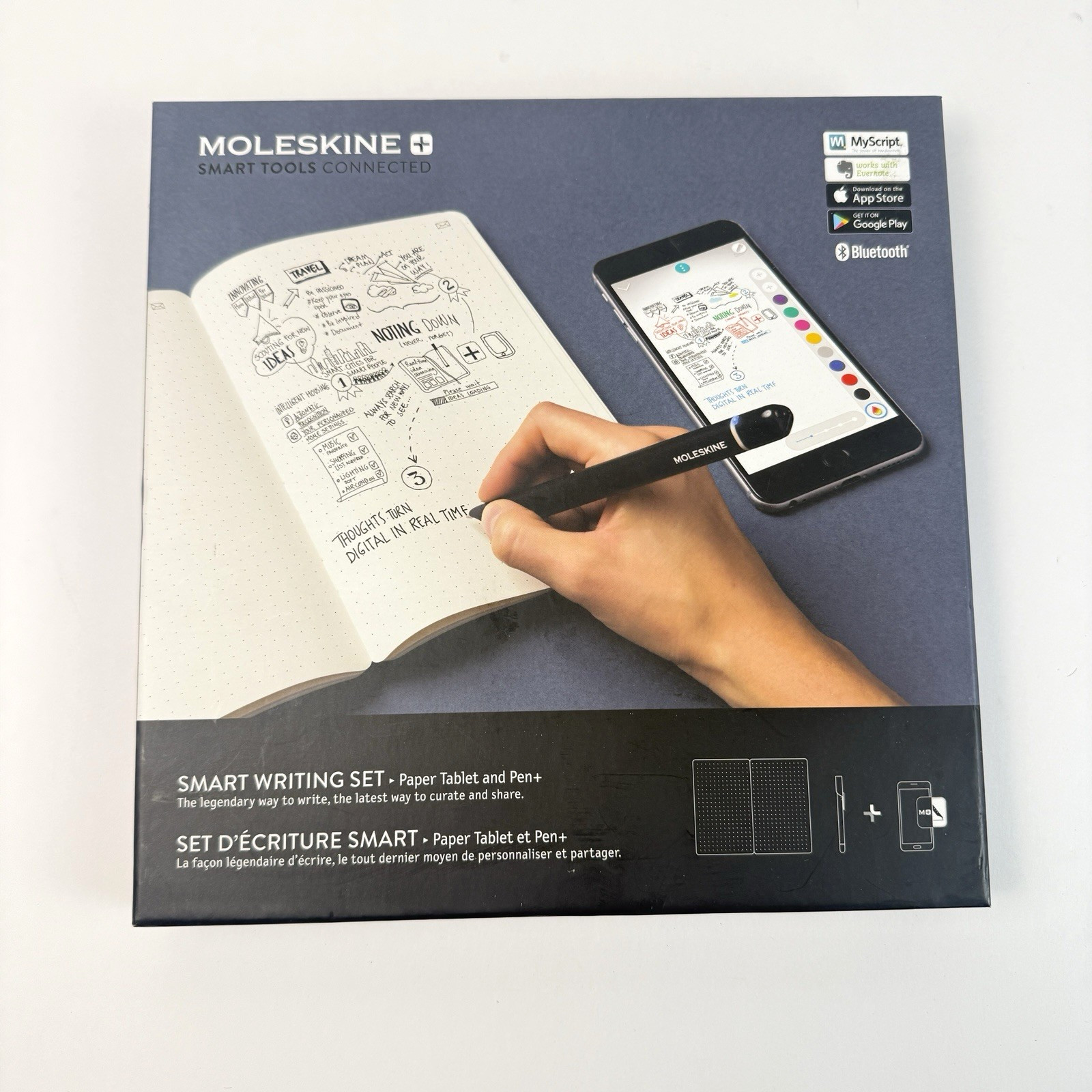 Moleskine NWP-F110 Smart Writing Set Android Apple Notebook Pen Note School Work
