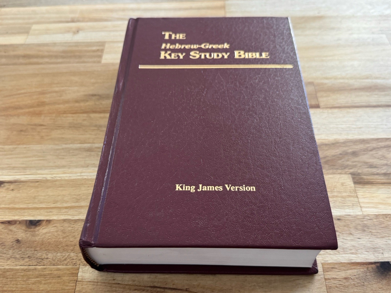 ✅The Hebrew-Greek Key Study Bible ✅Red Letter Edition ✅ KJV ✅ 1991 ✅Hardbound