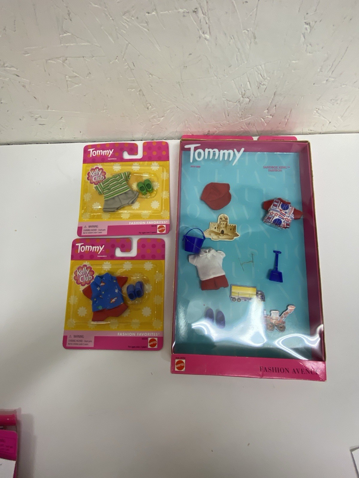 THREE MATELL BARBIE - TOMMY KELLY CLUB CLOTHES IN PACKAGE THREE MATELL BARBIE - TOMMY KELLY CLUB CLOTHES IN PACKAGE