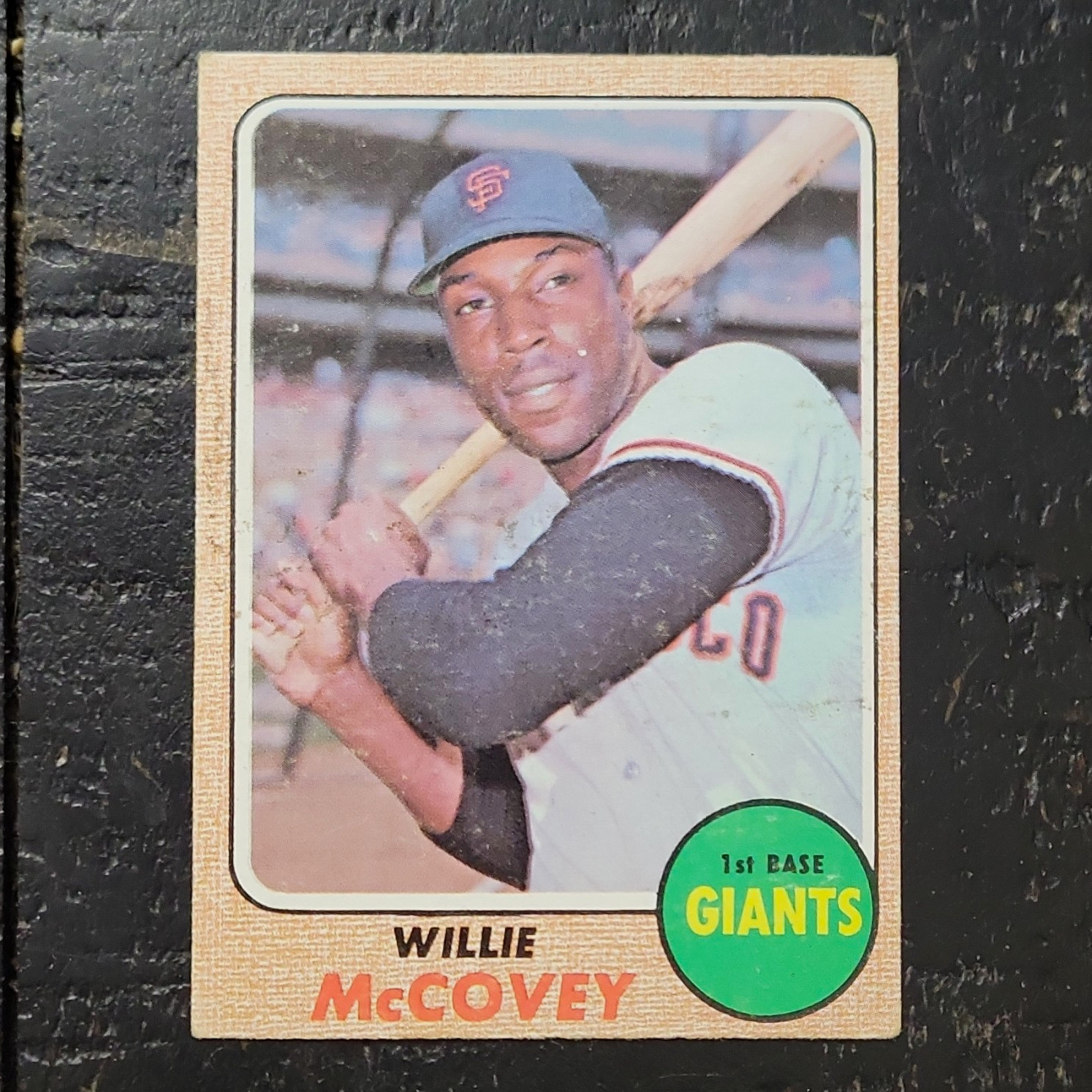 Topps 1968 Topps - #290 Willie McCovey - San Francisco Giants - Base Set Topps 1968 Topps - #290 Willie McCovey - San Francisco Giants - Base Set