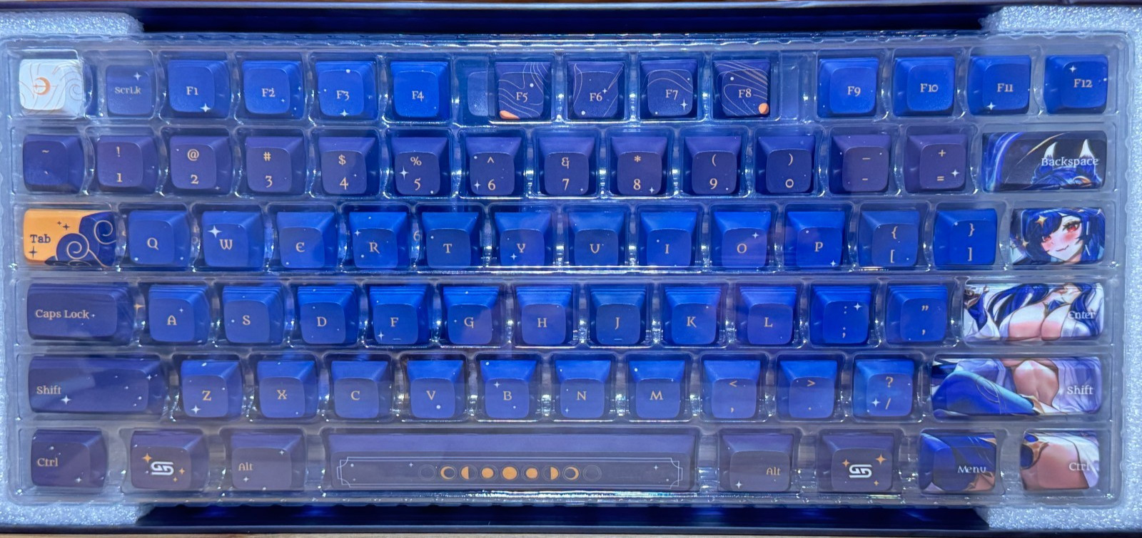 Gamersupps Waifu Creator Cups Vienna Vtuber Keycap Set Keyboard Caps