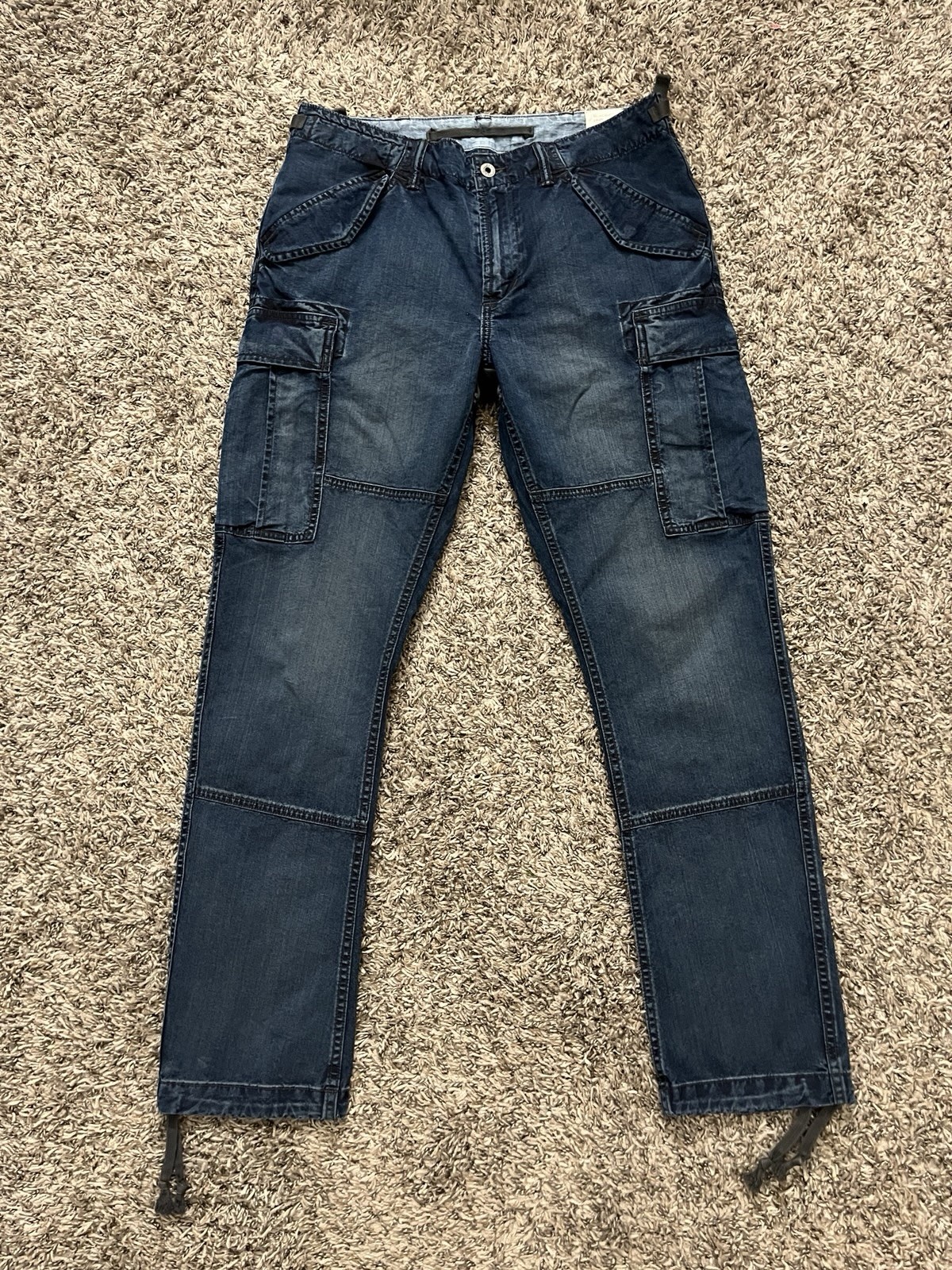 Rare VTG 1967 Polo Ralph Lauren Surplus Div Mountain Trousers 33x30 Blue Denim