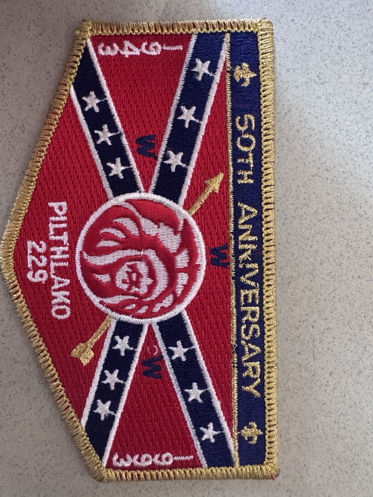 50th Anniversary Pilthlako lodge Flap 1943-1993 near mint condition