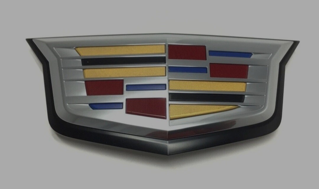 Fits Cadillac CT5 2020-2026 & CT4 2020-2021 Front Grille Silver Emblem 84552880