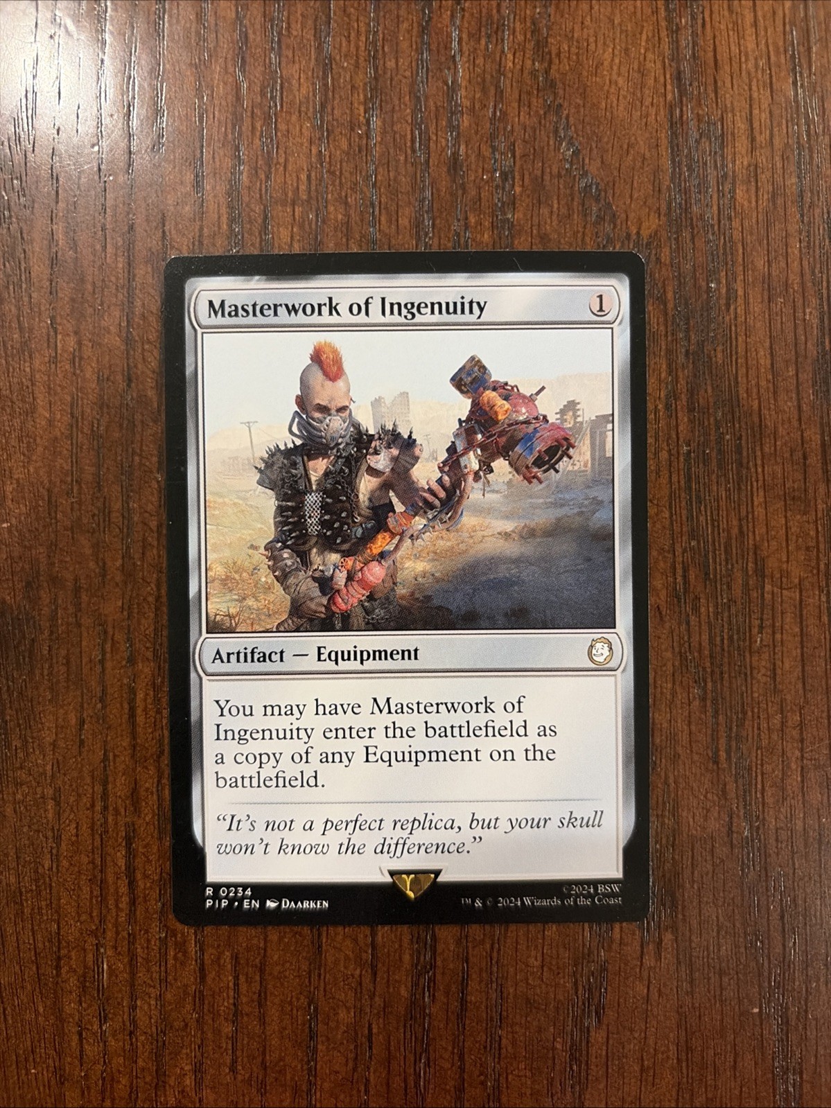 1x Masterwork of Ingenuity - Universes Beyond: Fallout - NM  -  MTG