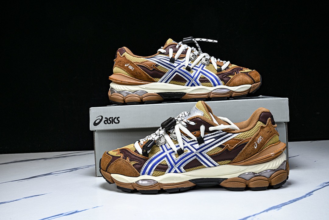 AS*CS Gel-Cumulus 16 TOGA Brown Blue Pure Silver 1203A838-200 Men's Size 4-11