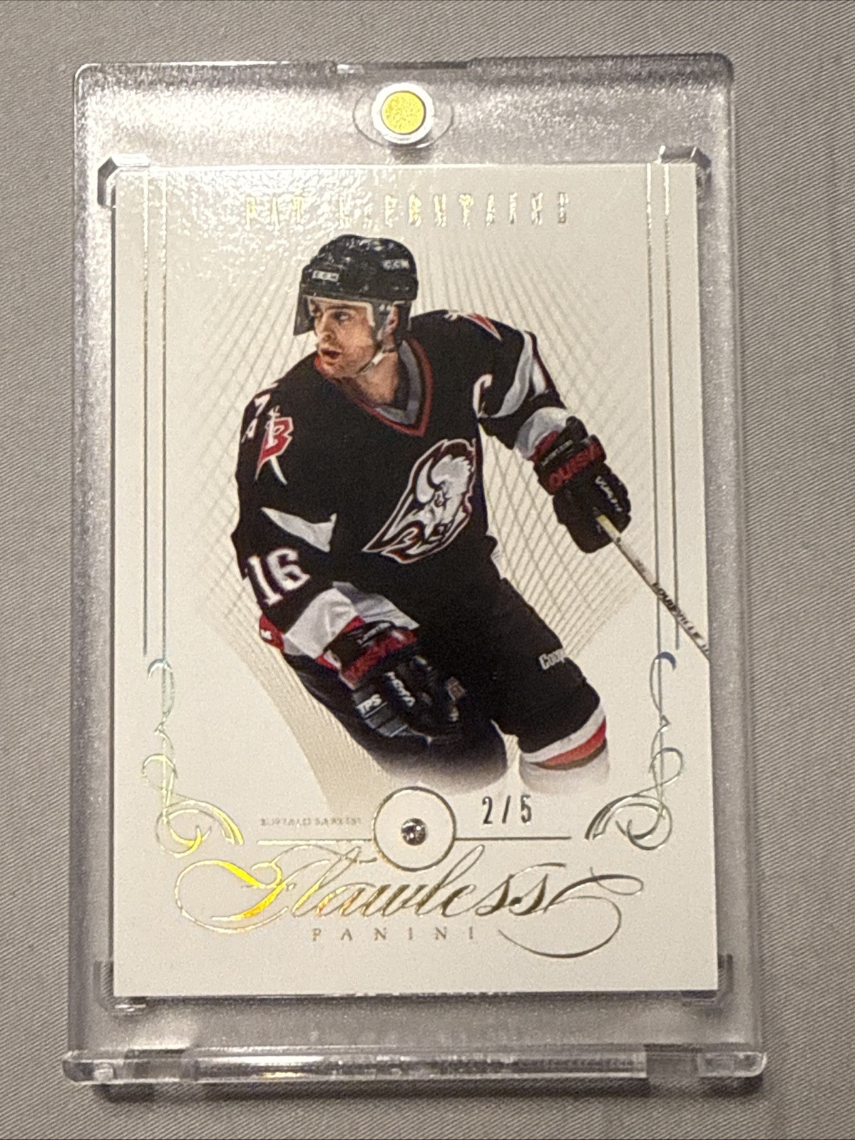 2013-14 Panini National Treasures Pat Lafontaine Flawless Diamond /5 Sabres