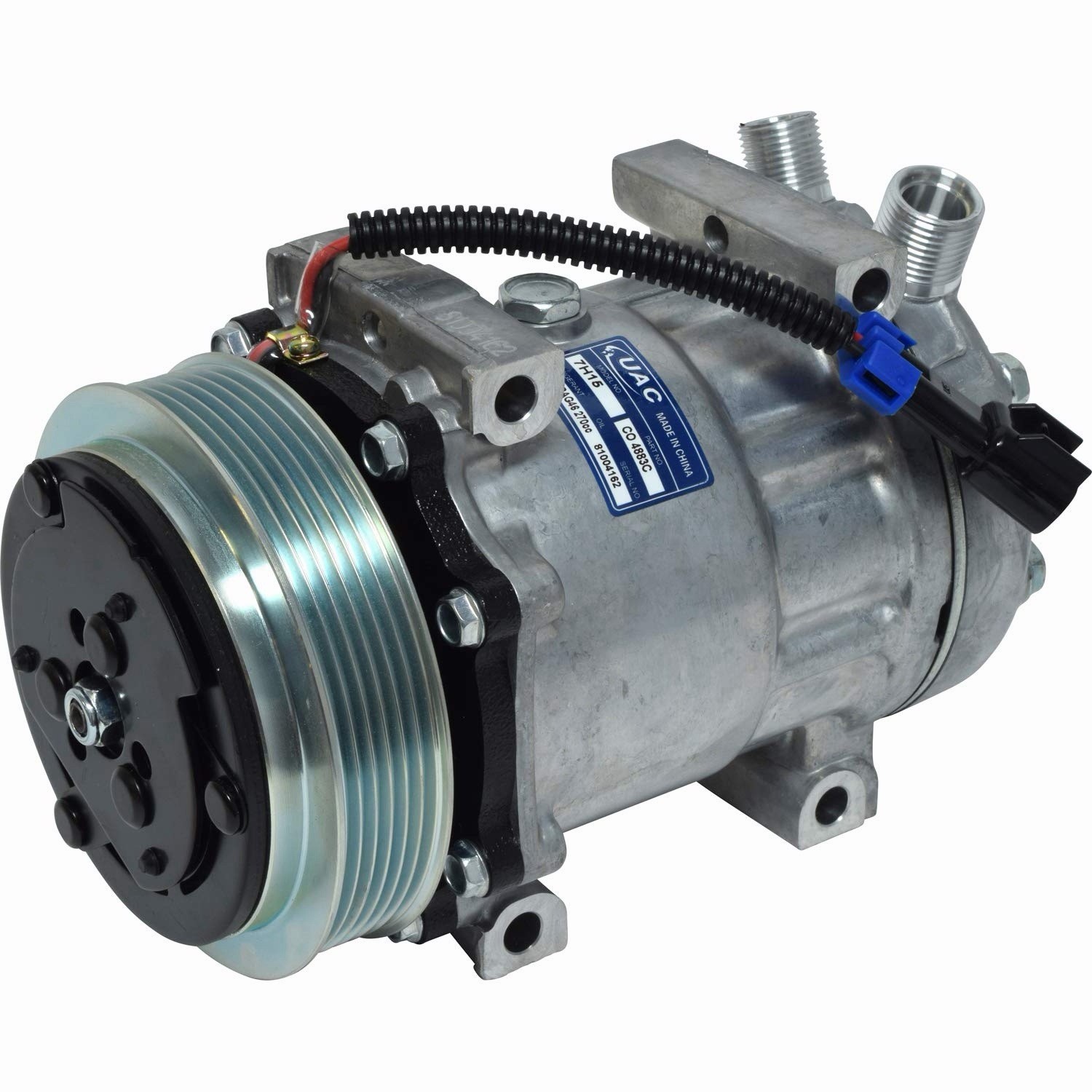 PHOBOOS SD7H15 A/C Compressor with Clutch for Volvo Trucks 20587125 PHOBOOS SD7H15 A/C Compressor with Clutch for Volvo Trucks 20587125