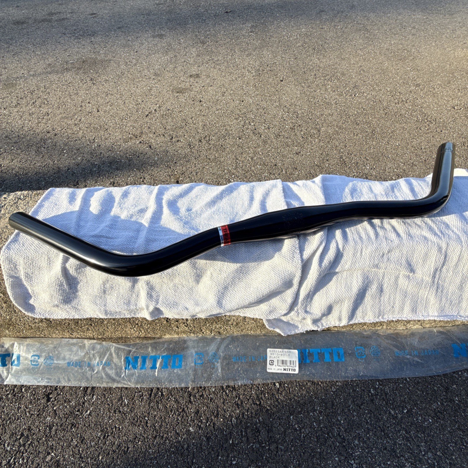 Nitto B2522AA SSB - 31.8mm - 610mm Alloy Urban Slight Sweep Back Bike Japan