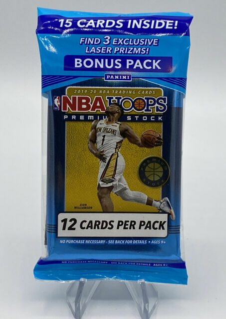 10 Lot 2019-20 Panini NBA Hoops Premium Stock Basketball Sealed Cello Fat Pack