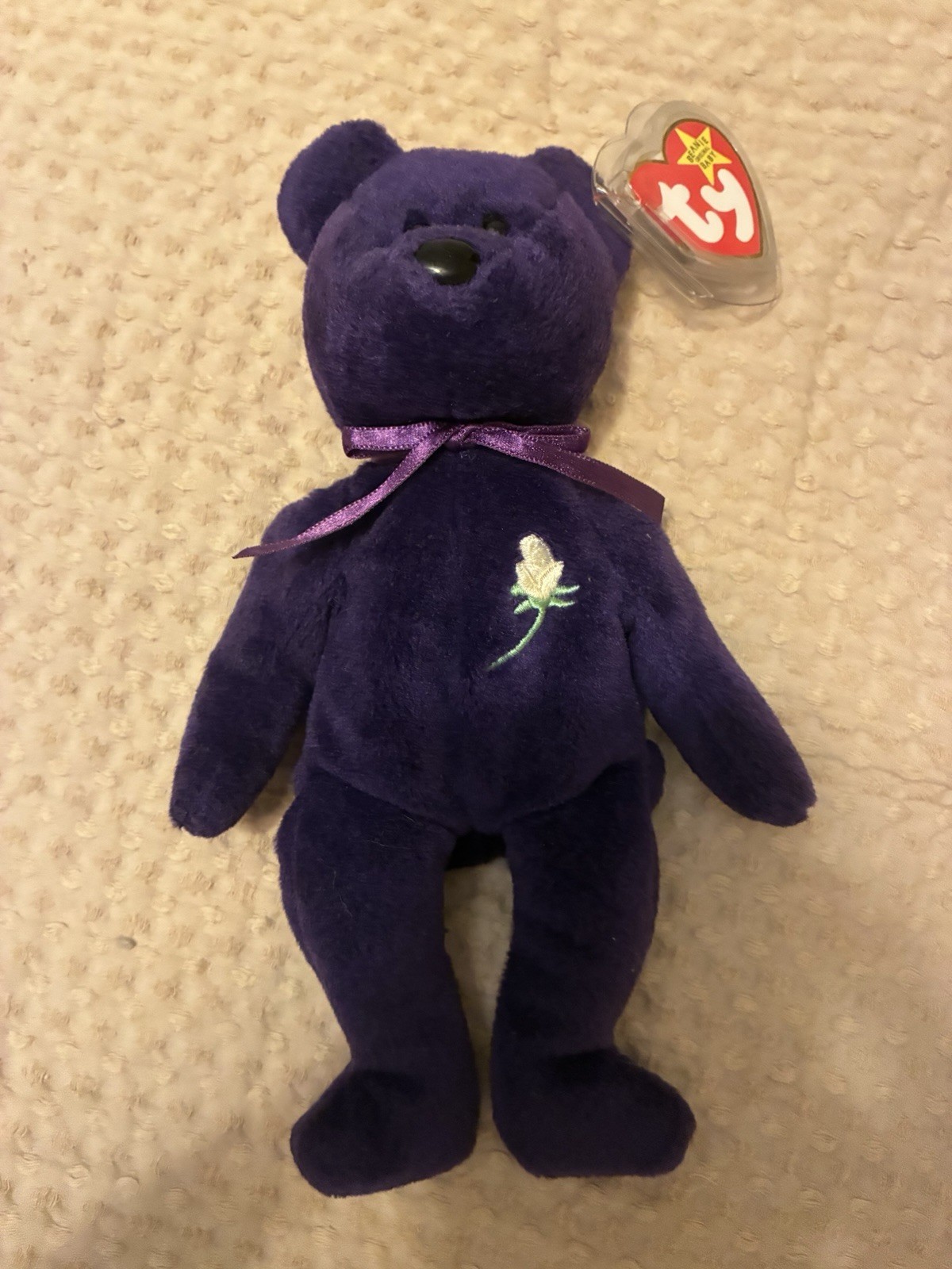 Ty Princess Beanie Baby Rare 1979 PVC Pellets Made In Indonesia