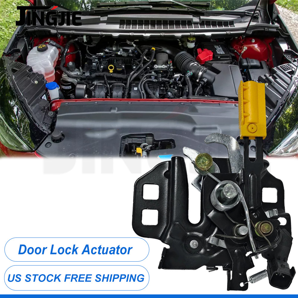 Automotive Front Engine Hood Latch Lock Assembly Fit for 2015-2019 Ford Mustang