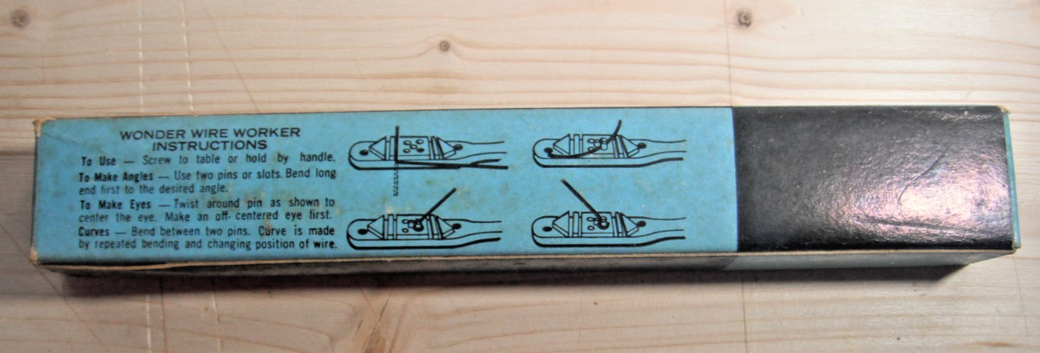 WONDER WIRE WORKER Vintage Wire Twisting Tool In Box