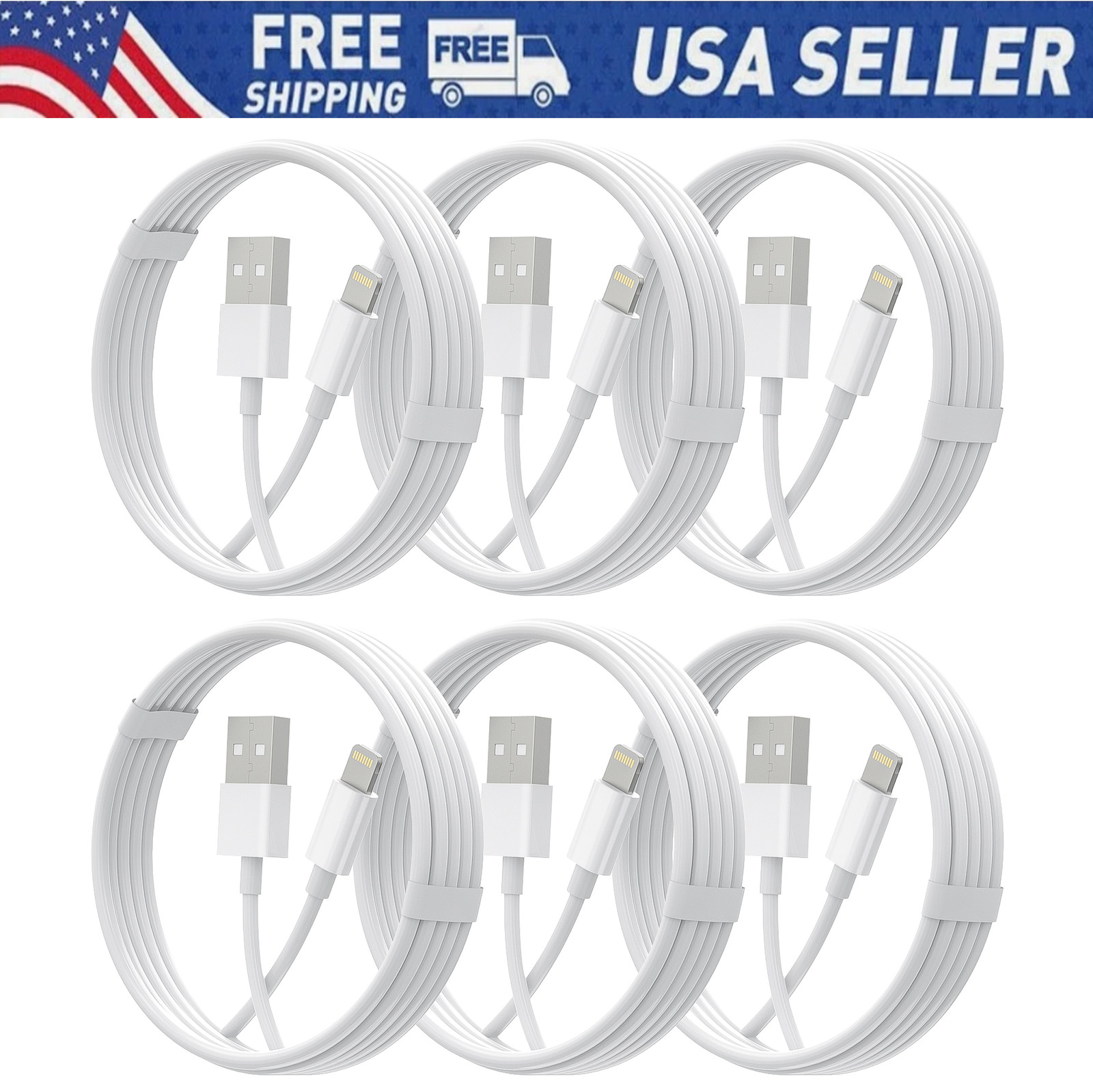 USB Fast Charger Cable Cord For iPhone 14 13 12 11 Pro Max XR SE XS X 8 7 6s Lot