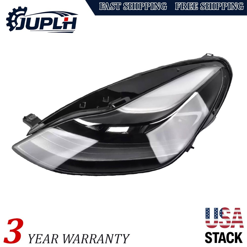 For 2021 22 23 Tesla Model 3 Y LED Projector Headlight Assembly Left Driver Side