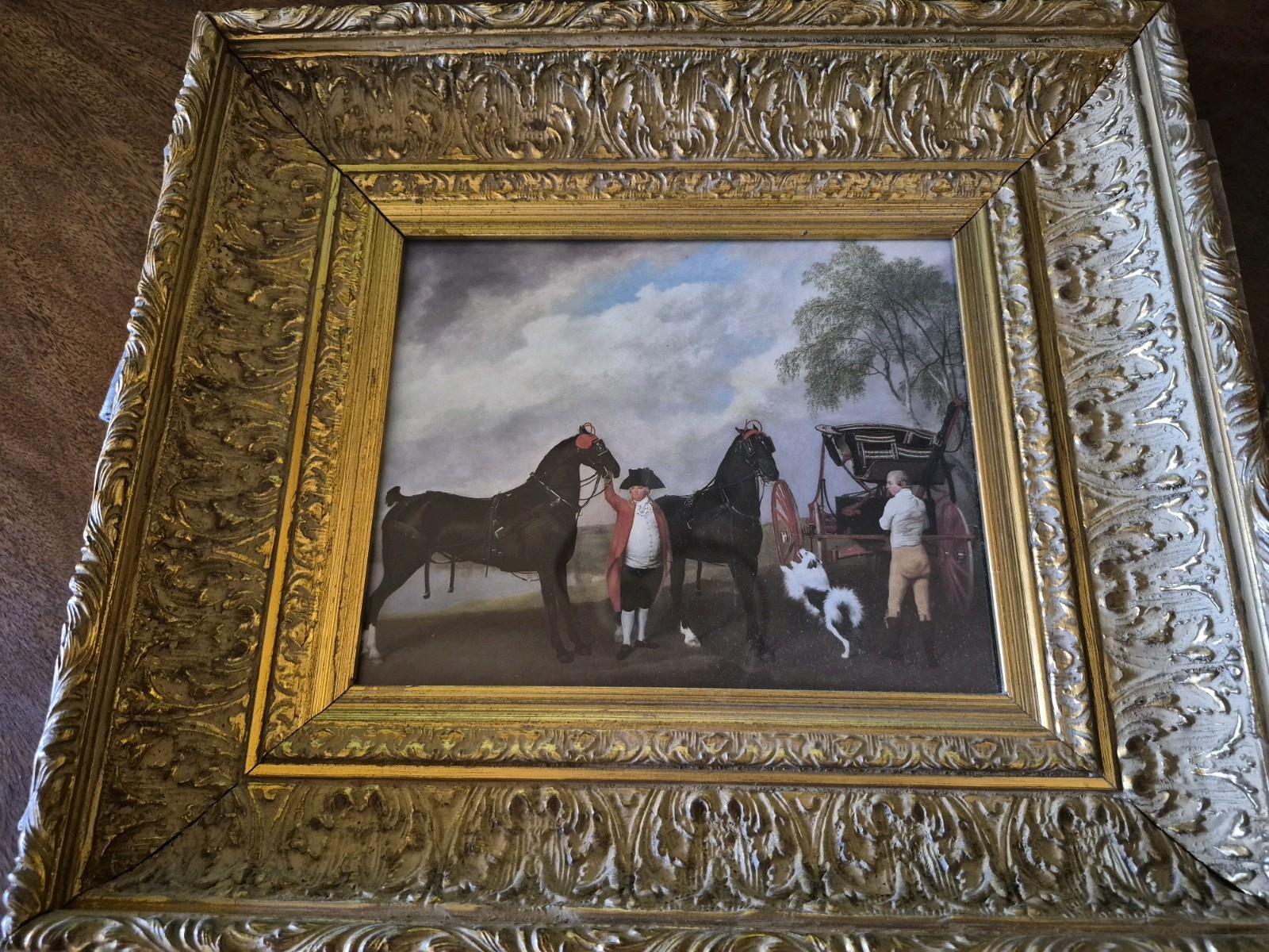 George Stubbs Vintage Framed Print The Prince of Wales\'s Phaeton J.J. Allen 1930