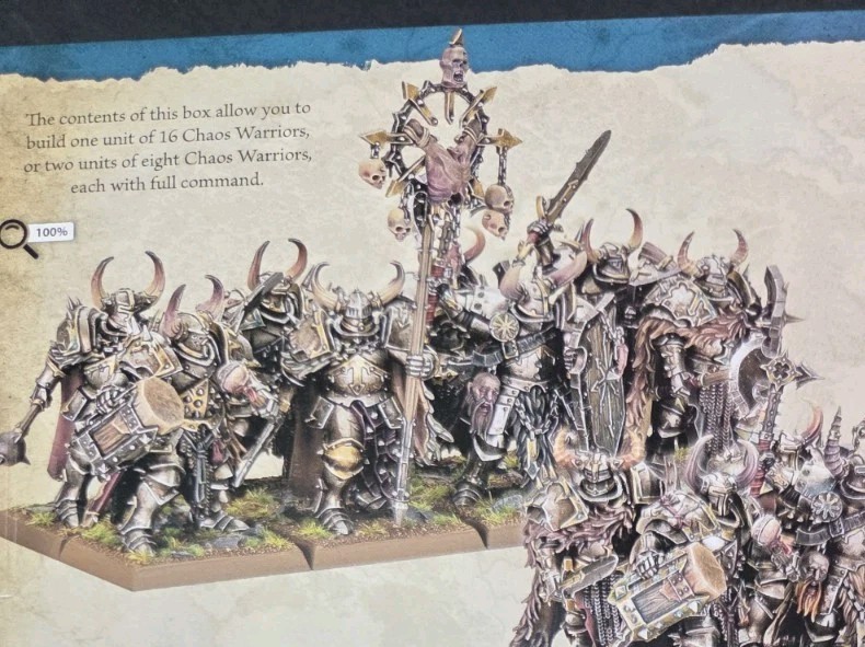 Chaos Warriors x8 Old World Warhammer Fantasy Warriors of Chaos Core Set