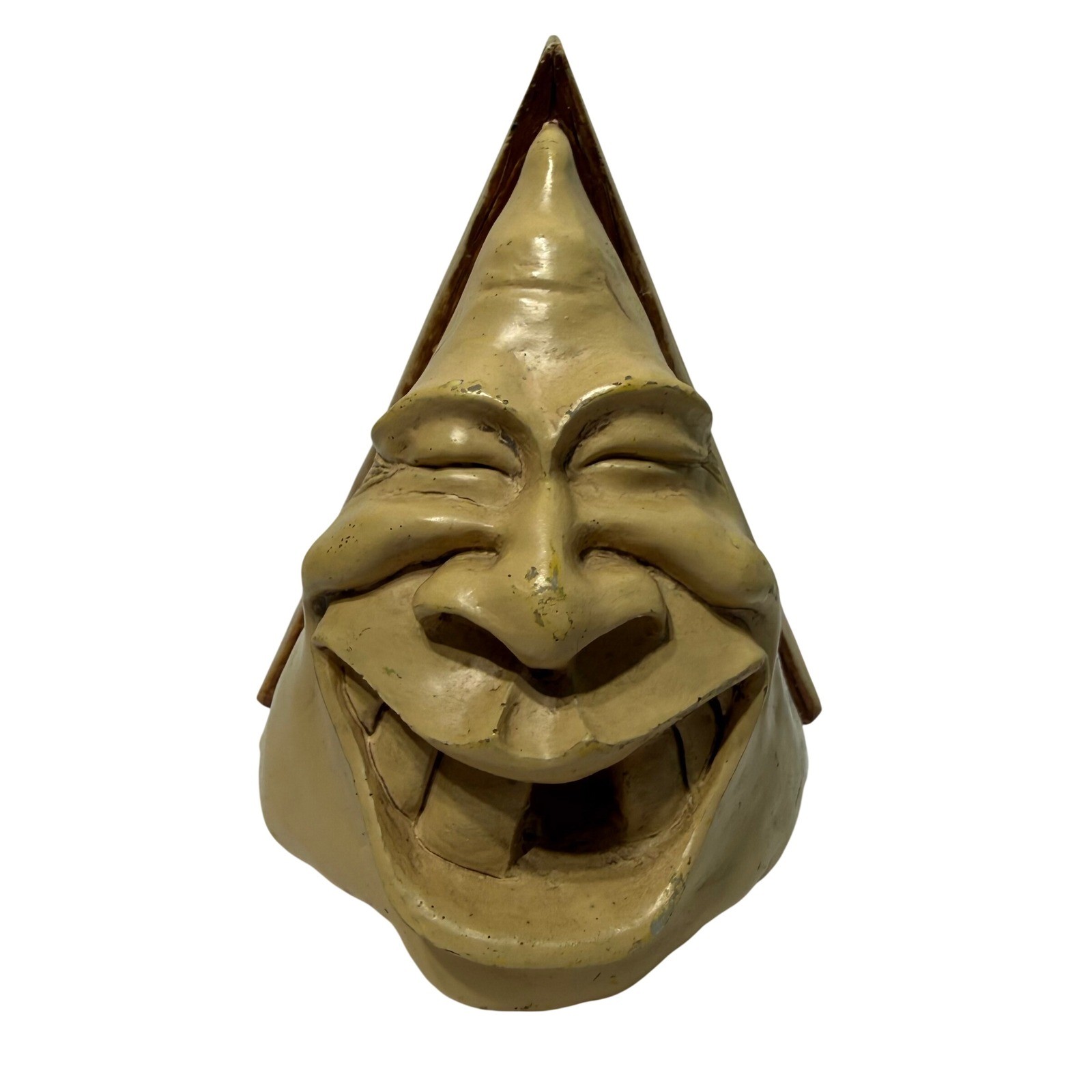 Vintage Vandor 1995 Laughing Face Wall Plaque Whimsical Resin Decor 4.5\