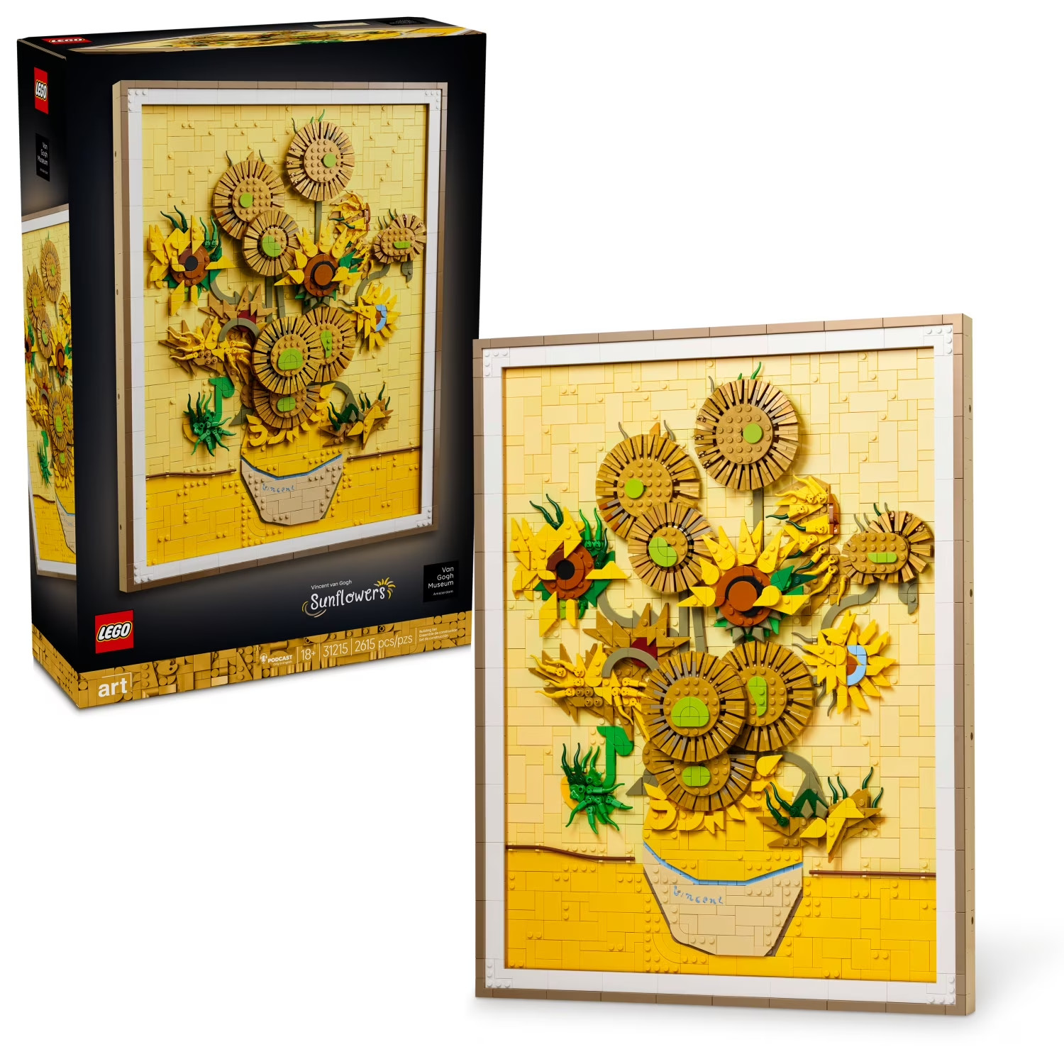 LEGO Art Vincent Van Gogh – Sunflowers Building Set for Adults - Wedding Decor I