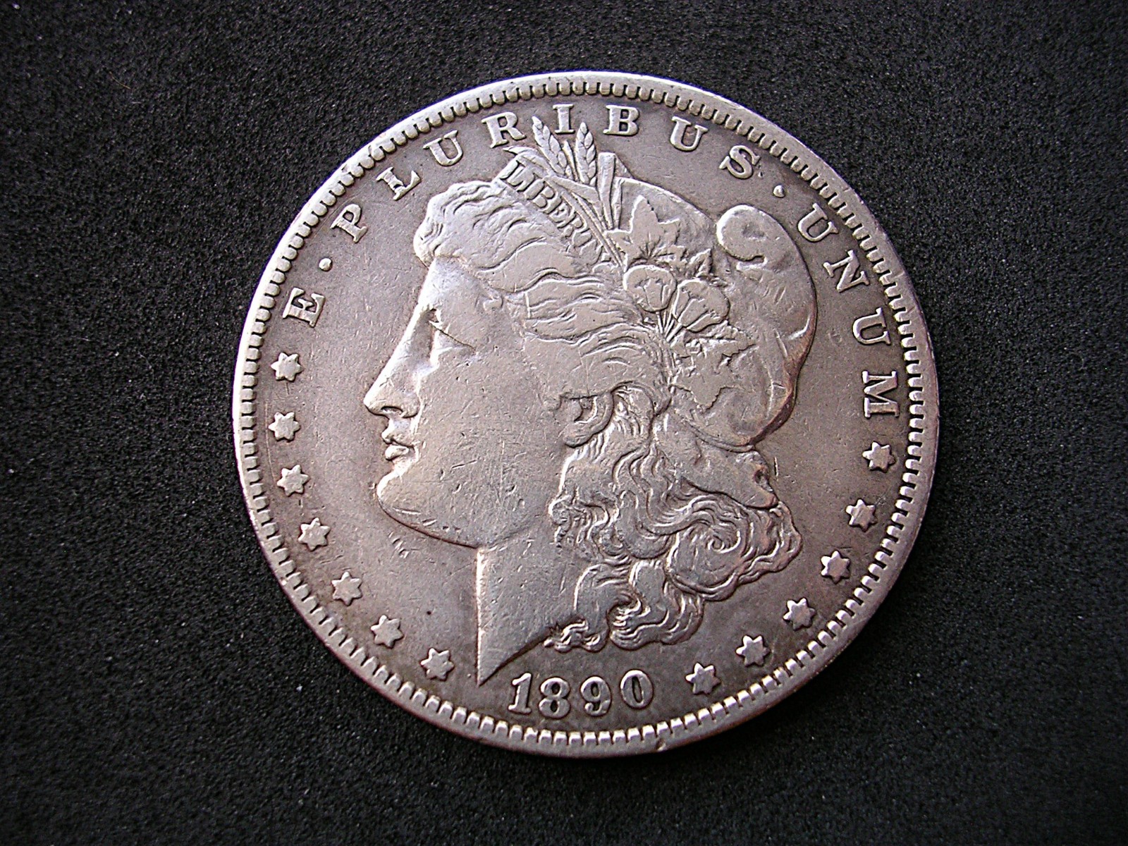1890 O Morgan Silver Dollar  Circulated  but excellent