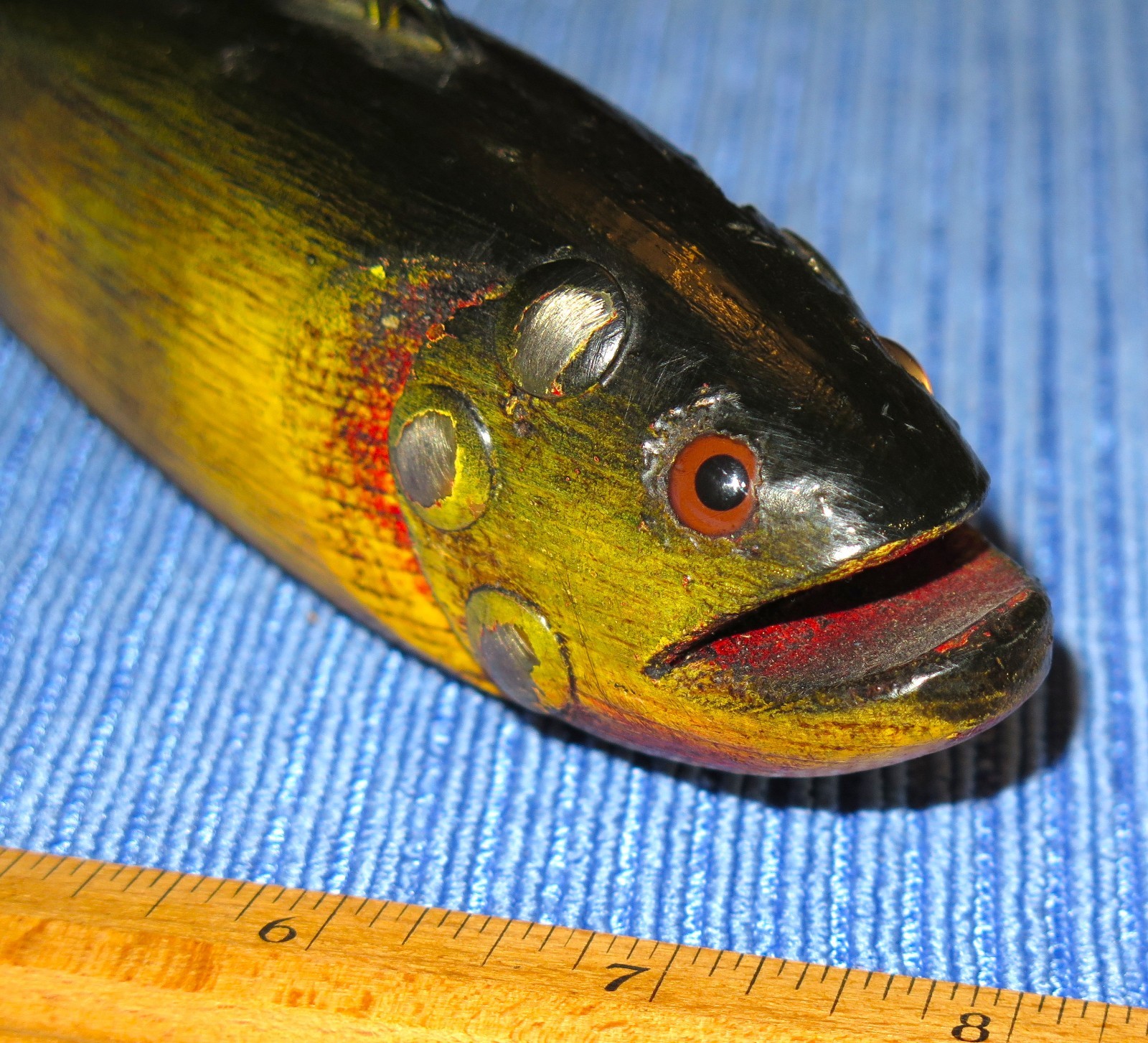 Dave Perkins DFD Trout Hand Signed and Dated Ice Fishing Decoy Excellent Dave Perkins DFD Trout Hand Signed and Dated Ice Fishing Decoy Excellent