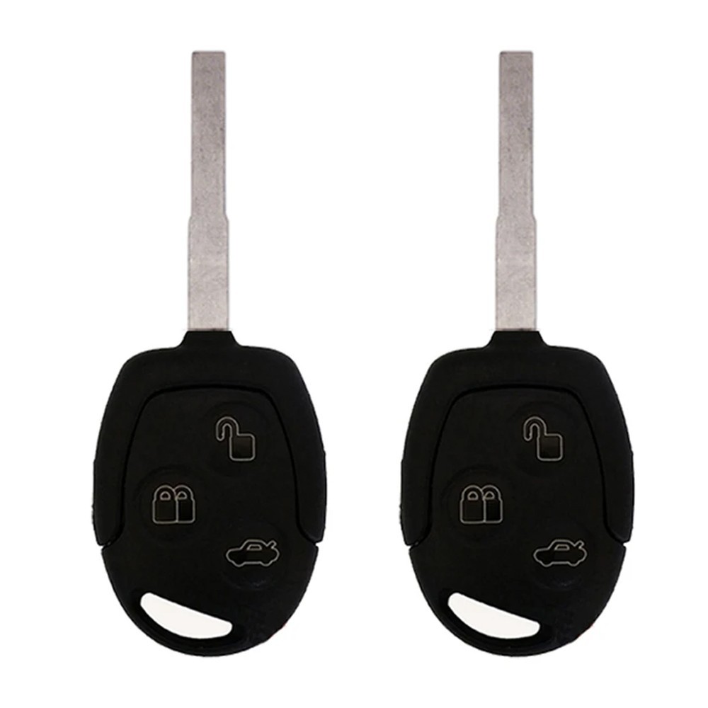 New Replacement for Ford Fiesta Remote Key Fob Car 3B KR55WK47899 HU101 (2 Pack)