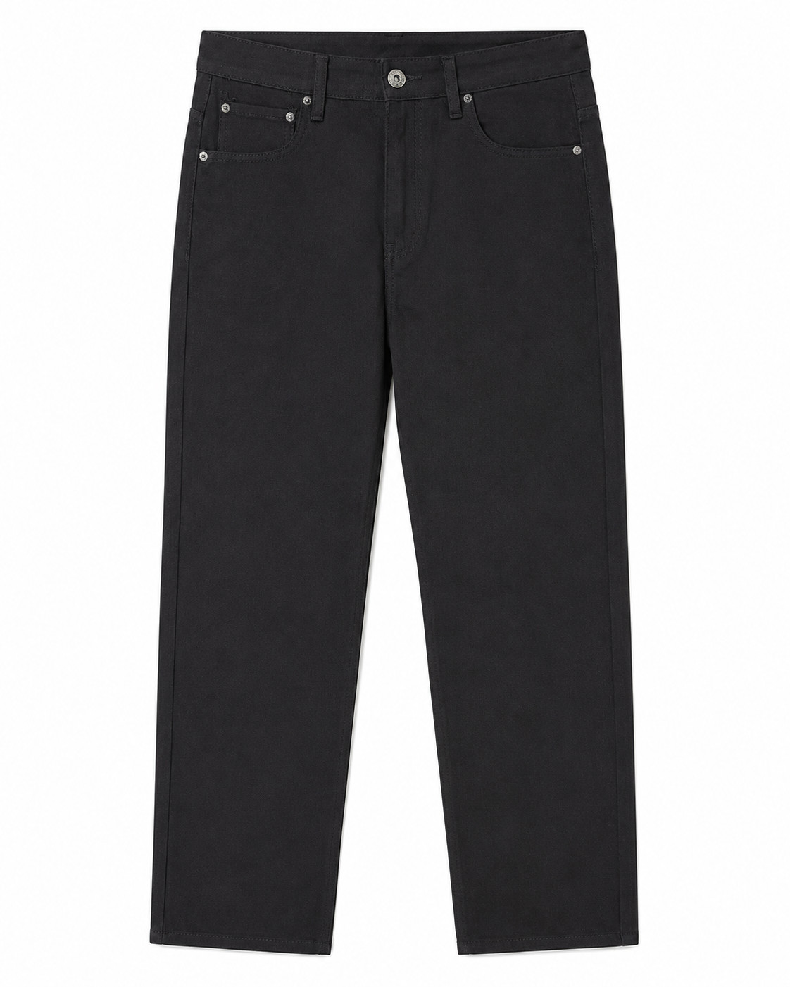 Rebel Minds Relaxed Fit Jet Black Jeans