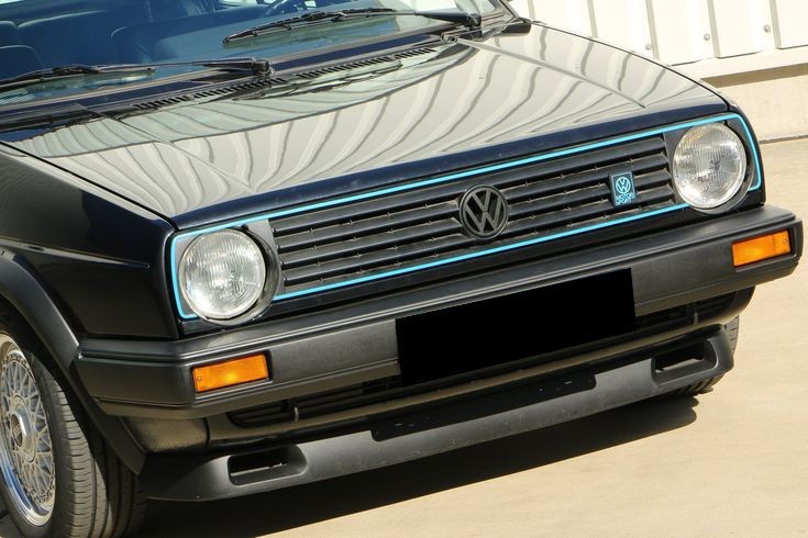 GTI Small Bumper Spoiler/ Front Lower Panel Addon For VW Golf II / Jetta MK2 -