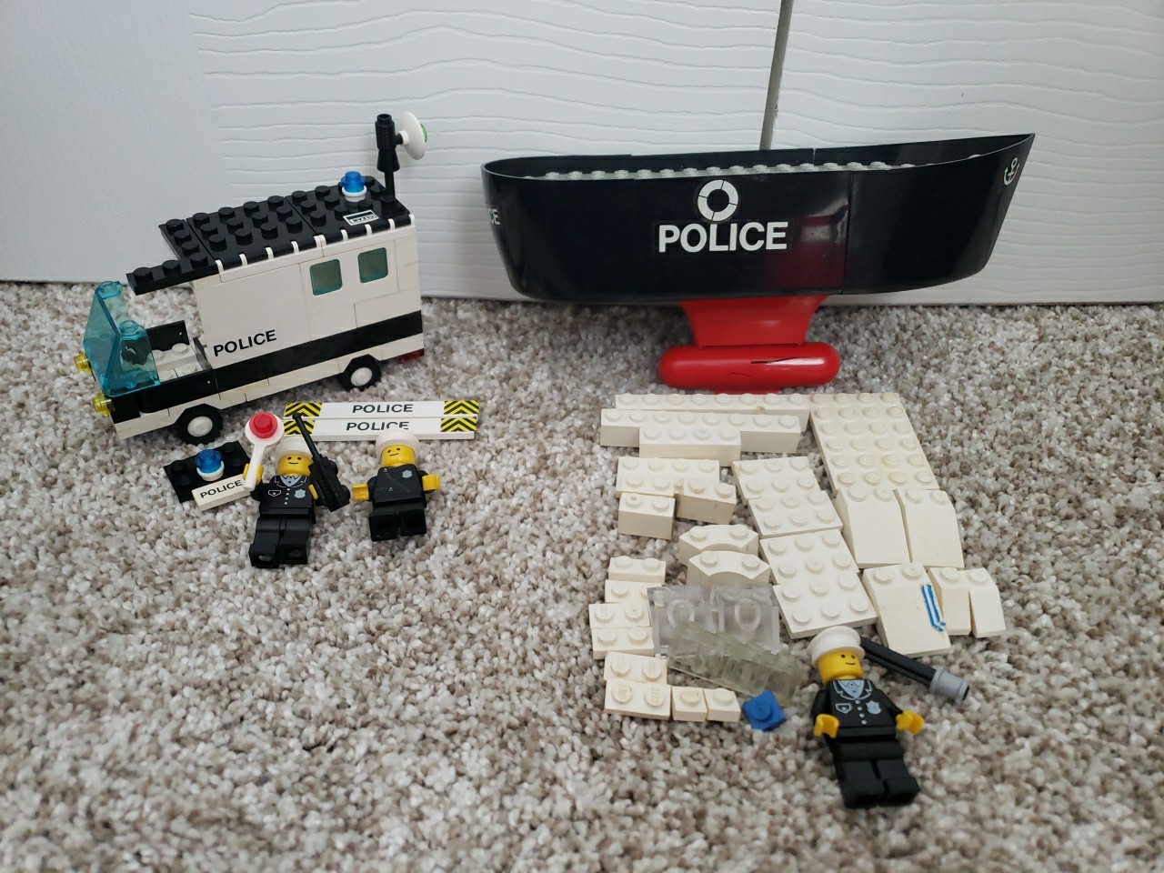 Lego Police Lot Of 2, Set 709 And 6676, Both Incomplete Read Description 