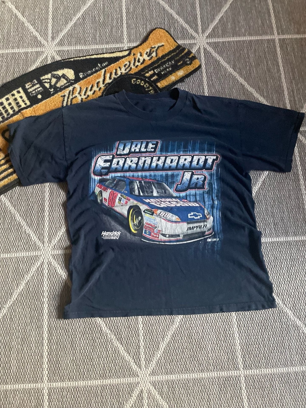 2000s NASCAR Dale Earnhardt Jr 88 T-Shirt Large Blue Racing Hendrick Motorsports