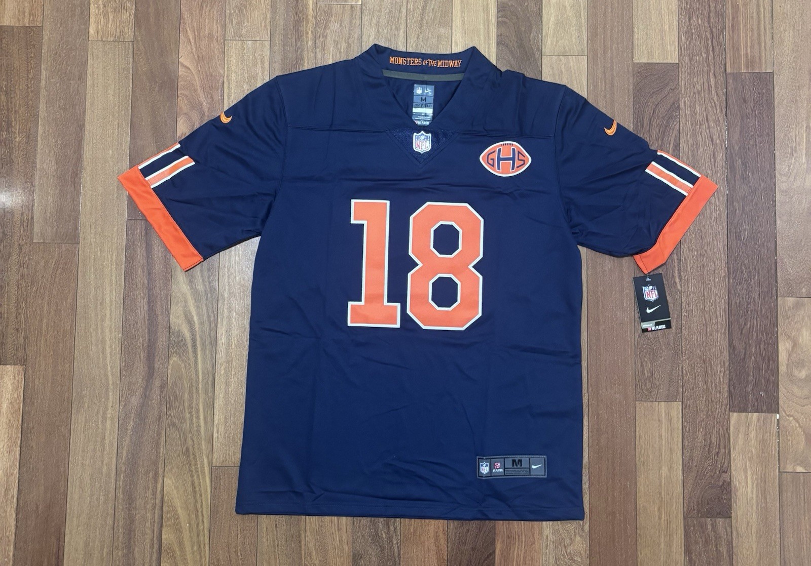 Men\'s Chicago Bears Caleb Williams Navy 2026 Rivalries Collection Game Jersey