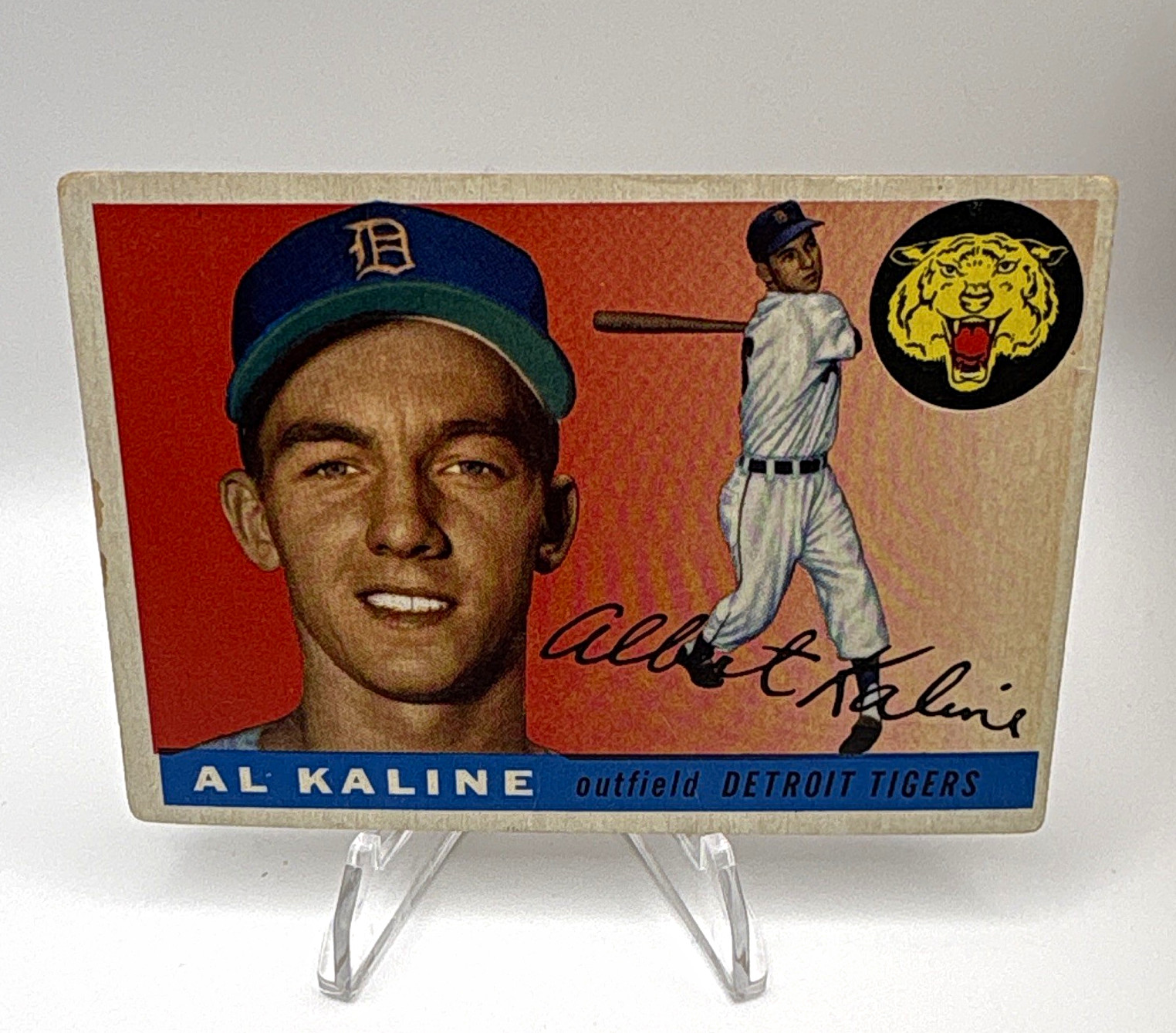 Topps 1955 Topps Al Kaline #4 Detroit Tigers Base Set Vintage MLB Card