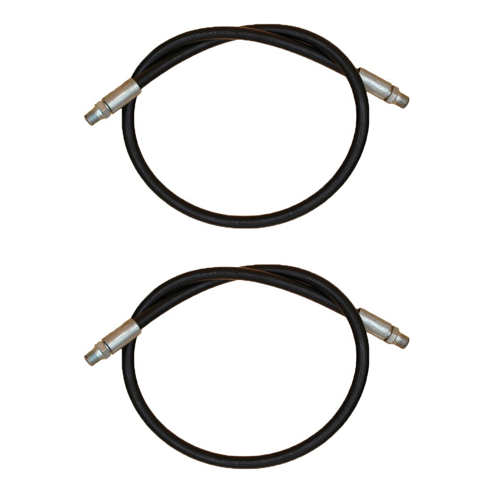 Qty 2: High-Pressure Hydraulic Hoses Fits Western Replaces 1304225
