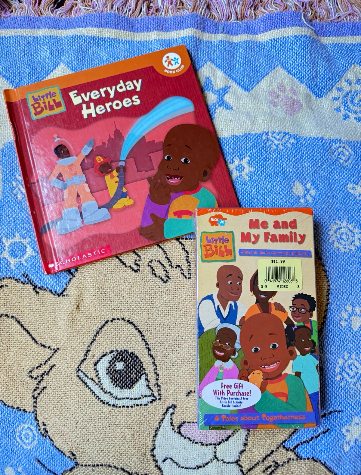 VTG Scholastic Little Bill Everyday Heroes Hardcover & SEALED VHS BUNDLE VTG Scholastic Little Bill Everyday Heroes Hardcover & SEALED VHS BUNDLE