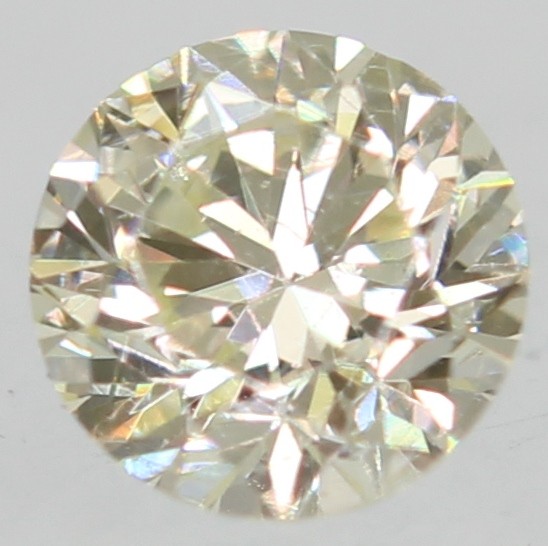 0.11 Carat L VVS2 Round Brilliant Natural Enhanced EARTH MINED Diamond 3.16mm