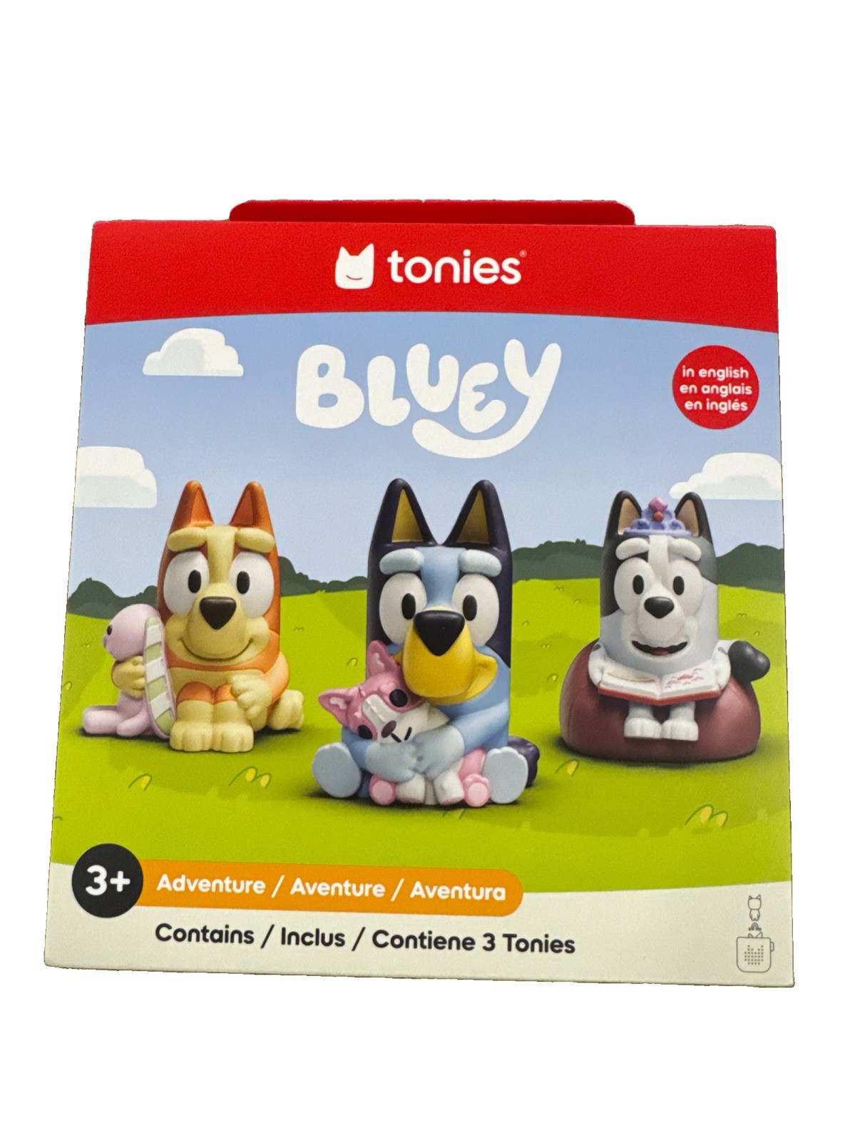 Tonies Bluey 3 Pack Set Audio Figures Bluey Bingo Muffin Character For Toniebox