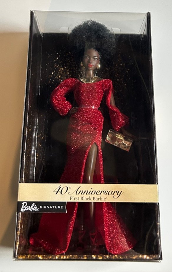 40th Anniversary First Black Barbie Signature Doll -2019 MATTEL GLG35 NRFB