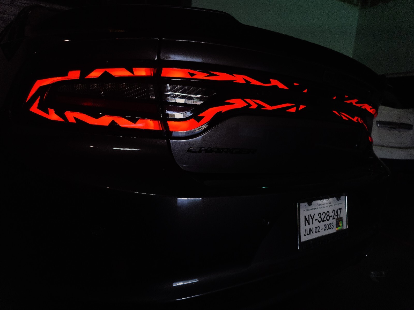 For 2015 - 2023 Charger Tail Light Race Race Track Precut Overlay Rear Decal... For 2015 - 2023 Charger Tail Light Race Race Track Precut Overlay Rear Decal...