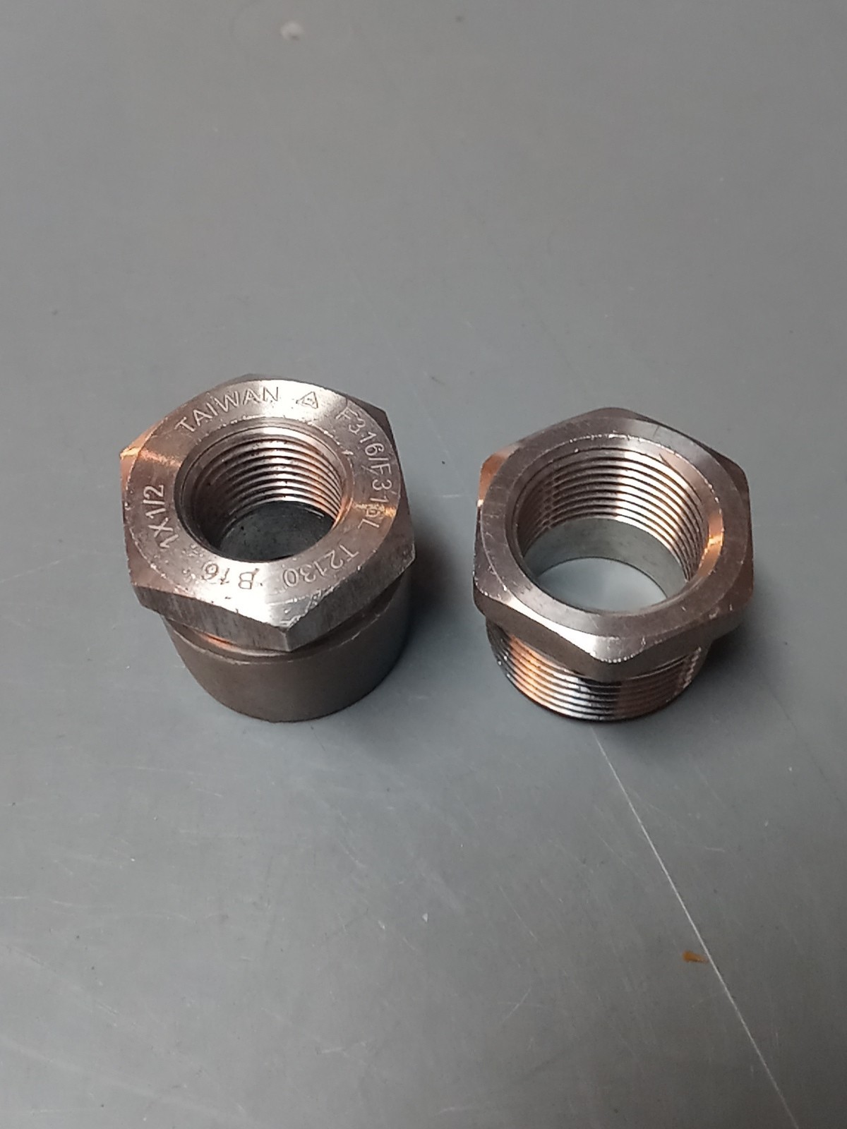 3M Ss316 Hex Bushing Reducers Adapters 3/4\ 3M Ss316 Hex Bushing Reducers Adapters 3/4\