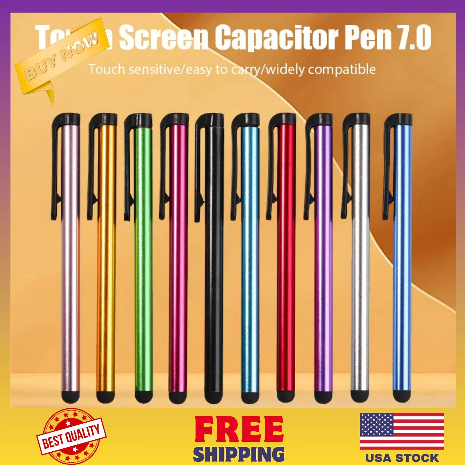 10x Universal Stylus Touch Screen Pens Capacitive Pen for iPhone iPad Tablet