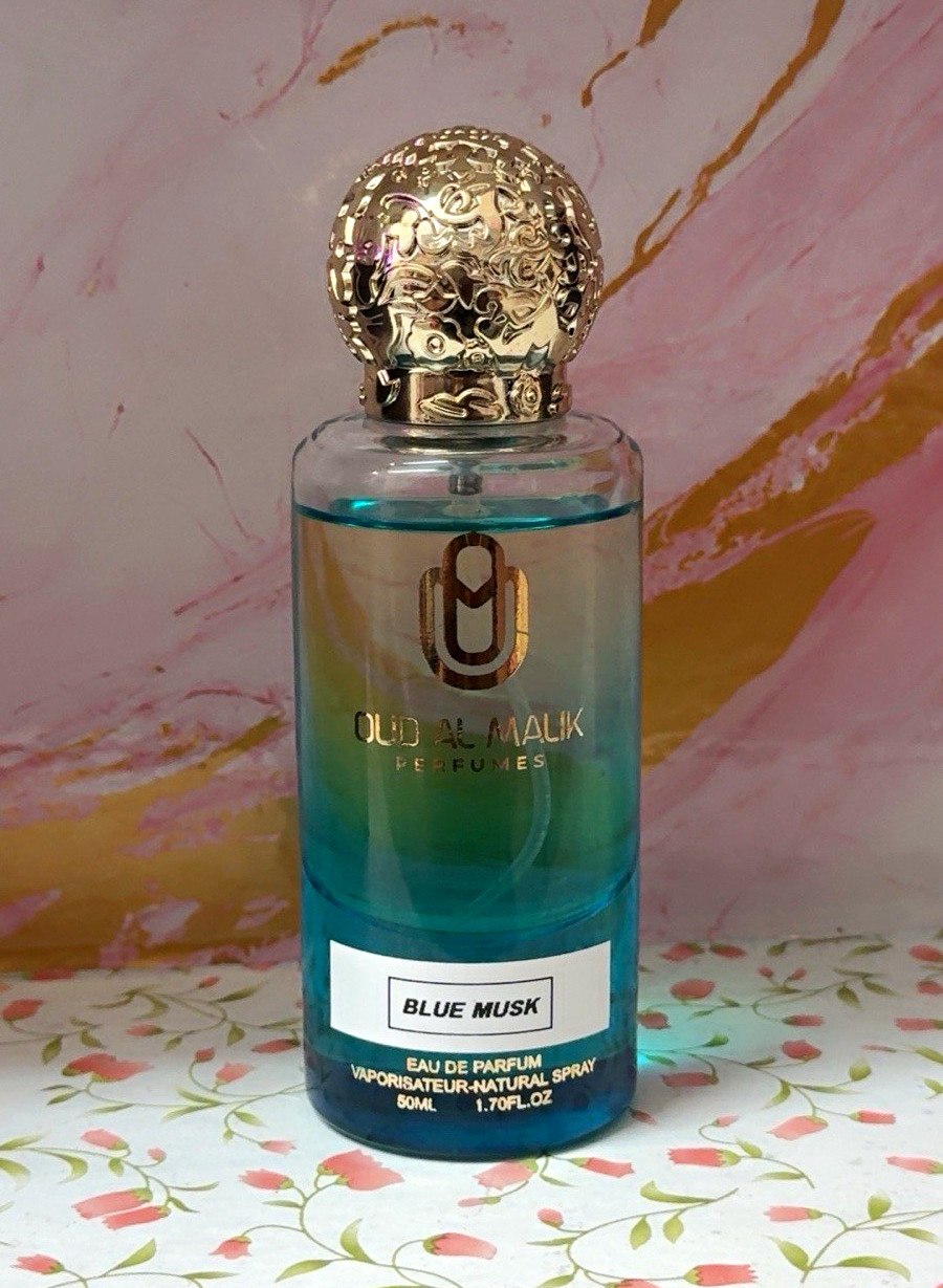 Oud Al Malik Perfumes Blue Musk Eau de Parfum Spray Regular Size 1.7 fl oz Oud Al Malik Perfumes Blue Musk Eau de Parfum Spray Regular Size 1.7 fl oz