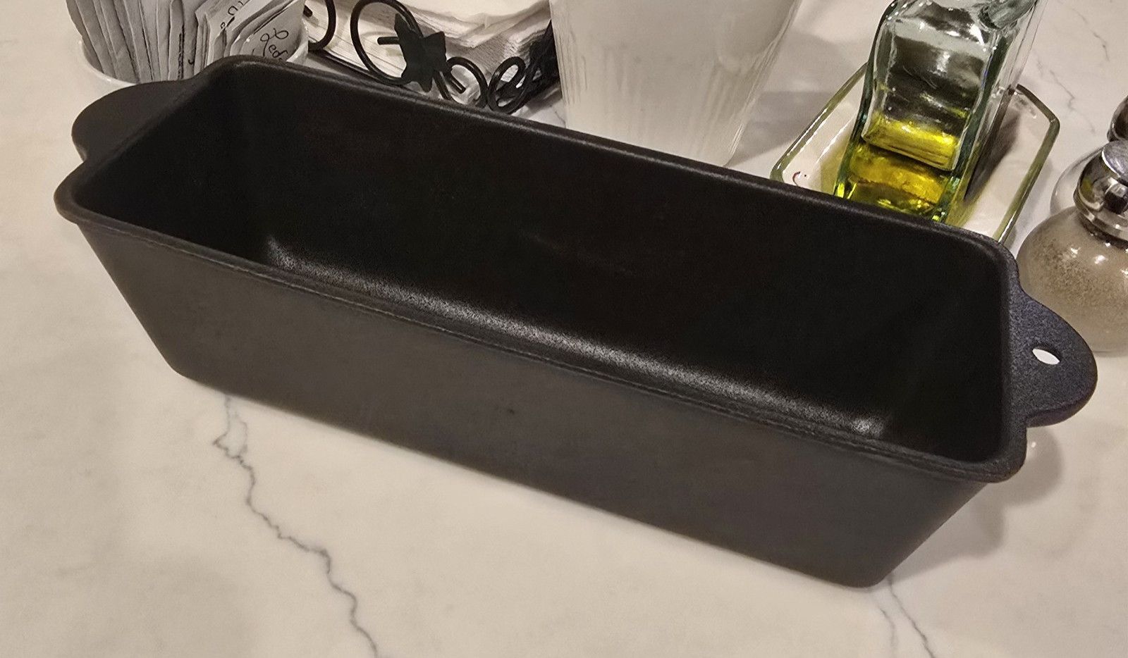 Rare Vintage Cousances Cast Iron Bread Loaf Pan Terrin Made In France 1950-1970s