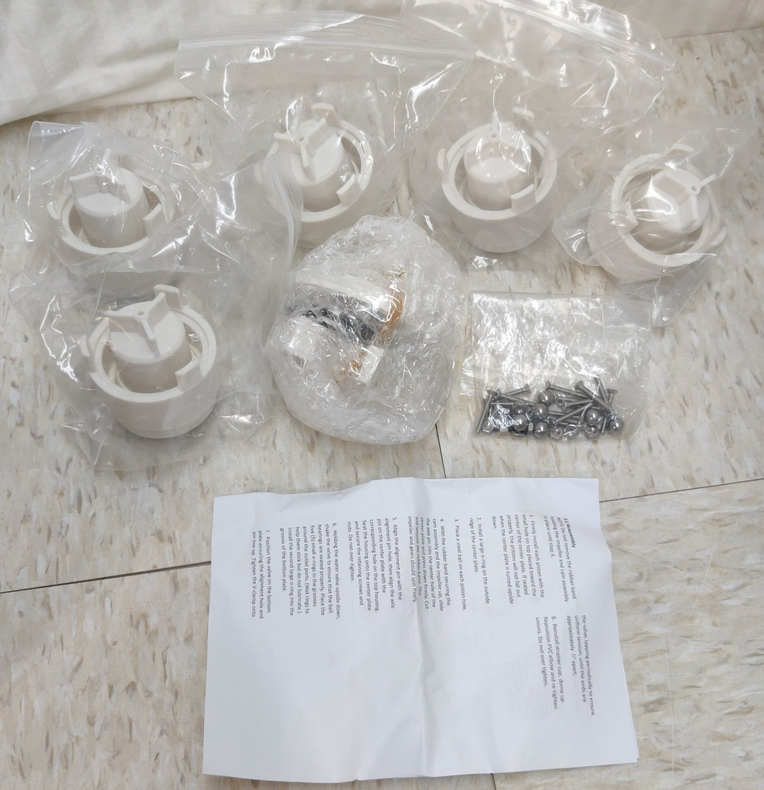 5-9-2001 W3630011 Pool Valve Rebuild Kit For Zodiac Jandy Polaris Caretaker