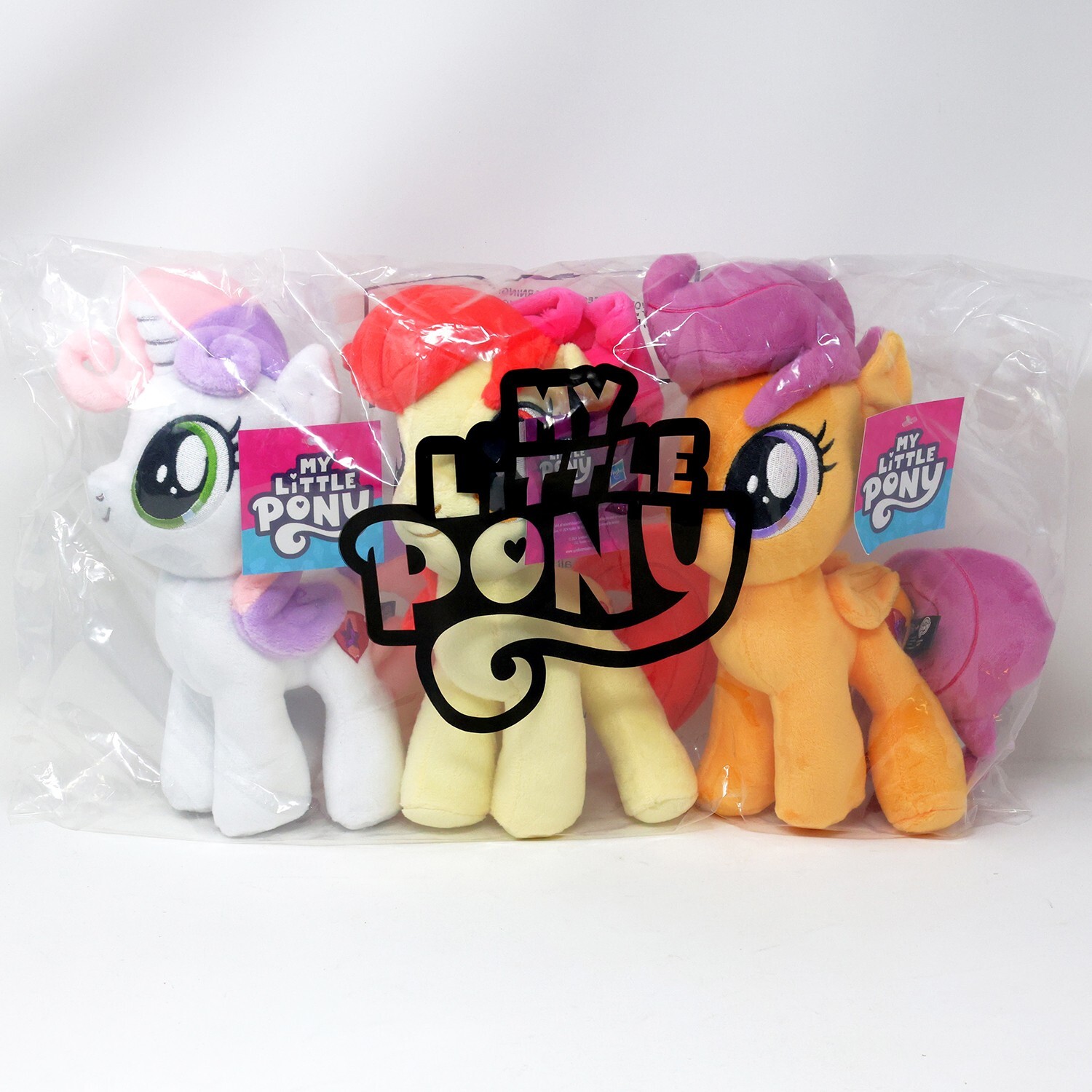 Hasbro My Little Pony Cutie Apple Bloom Scootaloo Belle Plush Plushie Figure MLP